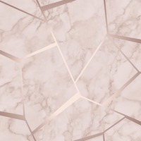 Fractal Geometric Marble Wallpaper Rose Gold - Fine Decor FD42264