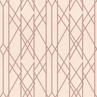 Portfolio Linear Geometric Wallpaper Pink / Rose Gold Rasch 215106
