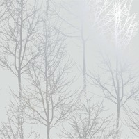 Rhea Zandra Trees Wallpaper Grey / Silver Holden 90760