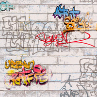 White Graffiti Wallpaper AS Creation 93561-1