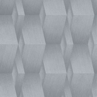 3D Effect Geometric Wallpaper Grey Erismann 10046-10