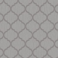 Crystal Trellis Wallpaper Silver Debona 8897