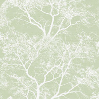Whispering Trees Glitter Wallpaper Green Holden 65620