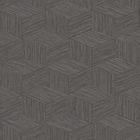 Bakau Geometric Wallpaper Charcoal Holden 65642