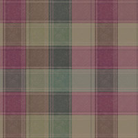 Town and Country Urban Check Wallpaper Plum Arthouse 904103