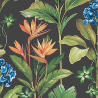 Oliana Floral Wallpaper Charcoal Belgravia 8484 – Cheap Wallpaper For ...