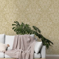 Alchemy Wallpaper Collection Loxley Ochre and Gold Holden 65800