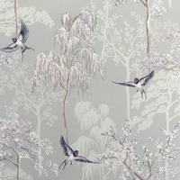 Japanese Garden Wallpaper Grey Arthouse 908105