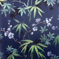 Jasmine Garden Wallpaper Navy Arthouse 297800
