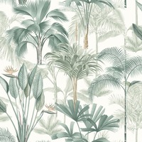 King Palm Wallpaper Green Arthouse 922908