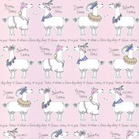Llama-Rama Wallpaper Pink Belgravia L9731