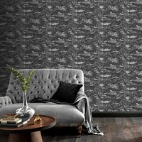 Patina Texture Wallpaper Charcoal / Silver Arthouse 297600