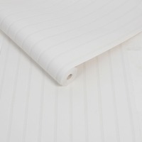 Superfresco Paintable Wood Slat Wallpaper White Graham & Brown 119169