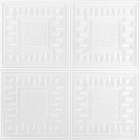 Blown Vinyl Greek Key Paintable Textured Wallpaper Belgravia 5835