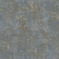 Concrete Texture Heavyweight Vinyl Wallpaper Blue / Gold AS Creation 39670-1