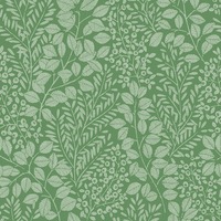 Elin Botanical Vinyl Wallpaper Green Fine Decor FD26515