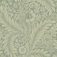 Florence Leaf Wallpaper Green Belgravia 720