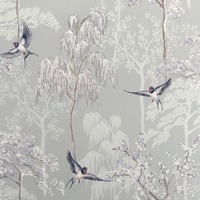 Japanese Garden Wallpaper Grey Arthouse 908105