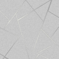 Quartz Fractal Wallpaper Silver Fine Decor FD42280