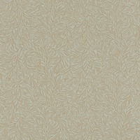 Salisbury Leaves Wallpaper Duck Egg/Gold Rasch 552348