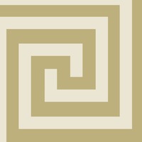 Athena Geometric Wallpaper Champagne / Gold Debona 4012