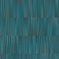Martinique Linear Textured Vinyl Wallpaper Teal Erismann 10398-19