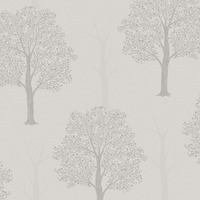 Ornella Trees Heavyweight Vinyl Wallpaper Grey Holden Opus 35253