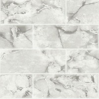 Odeon Marble Tile Wallpaper Dove Holden 89391