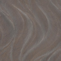 Opulenza Wave Wallpaper Plum / Copper Metallic Rasch 659658
