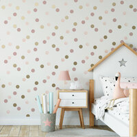Dotty Polka Dot Wallpaper Pink Super Fresco Easy 108565