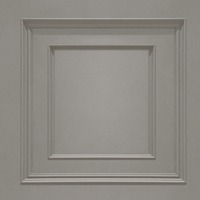 Amara Panel Vinyl Wallpaper Silver Belgravia 7374