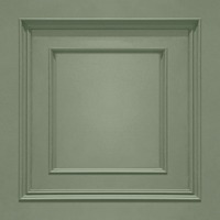 Amara Panel Textured Heavyweight Vinyl Wallpaper Sage Green Belgravia 7400
